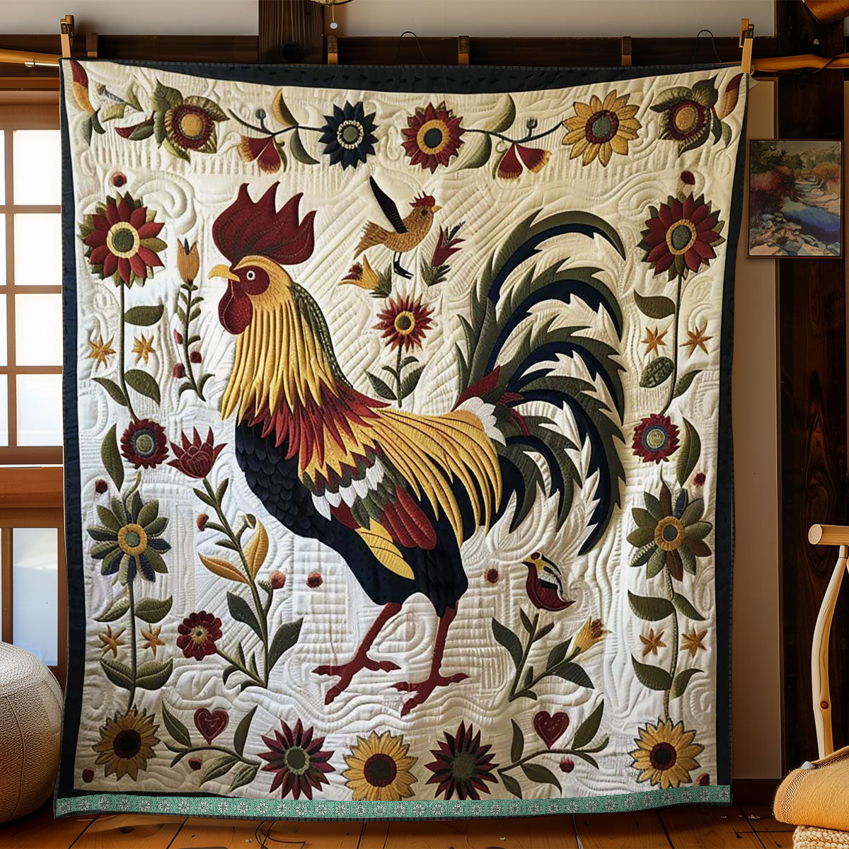 Chicken WJ1209002CL Quilt