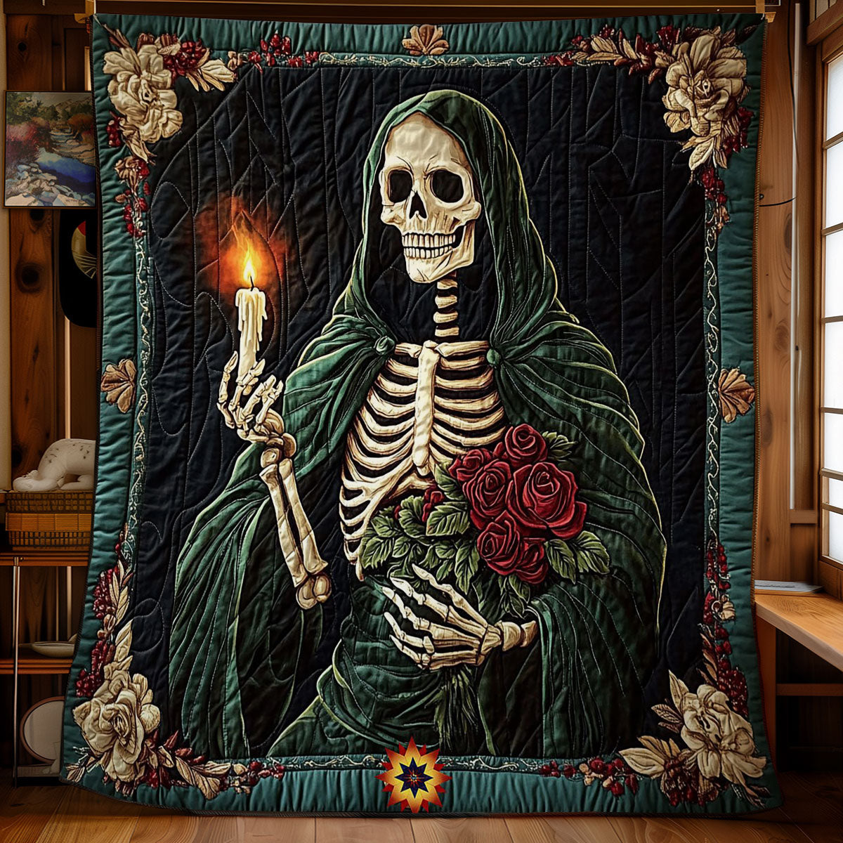 Mystic Skull WY0912022CL Quilt