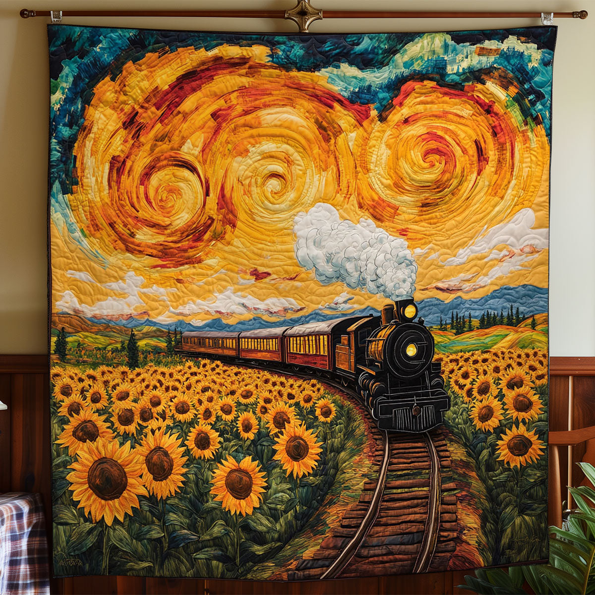Golden Journey CW2205375CL Quilt