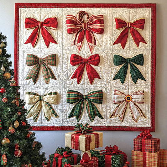 Christmas Bow WJ0412007CL Quilt