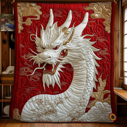 Royal White Dragon WY0512011CL Quilt