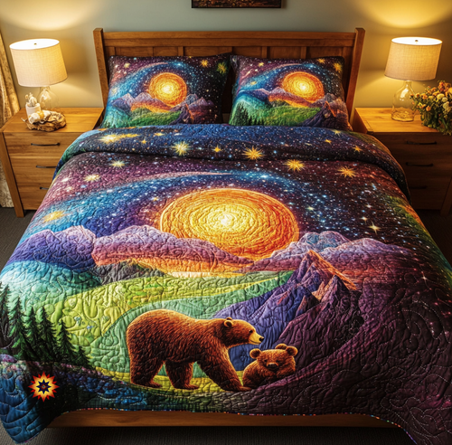 Starry Night Bear YR2612017CL Duvet Cover Set