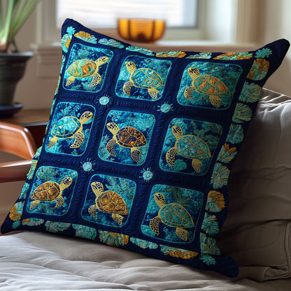 Turtle WJ0310039CL Quilt Pillow Case