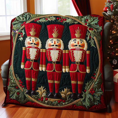 Three Nutcracker WY0212007CL Quilt