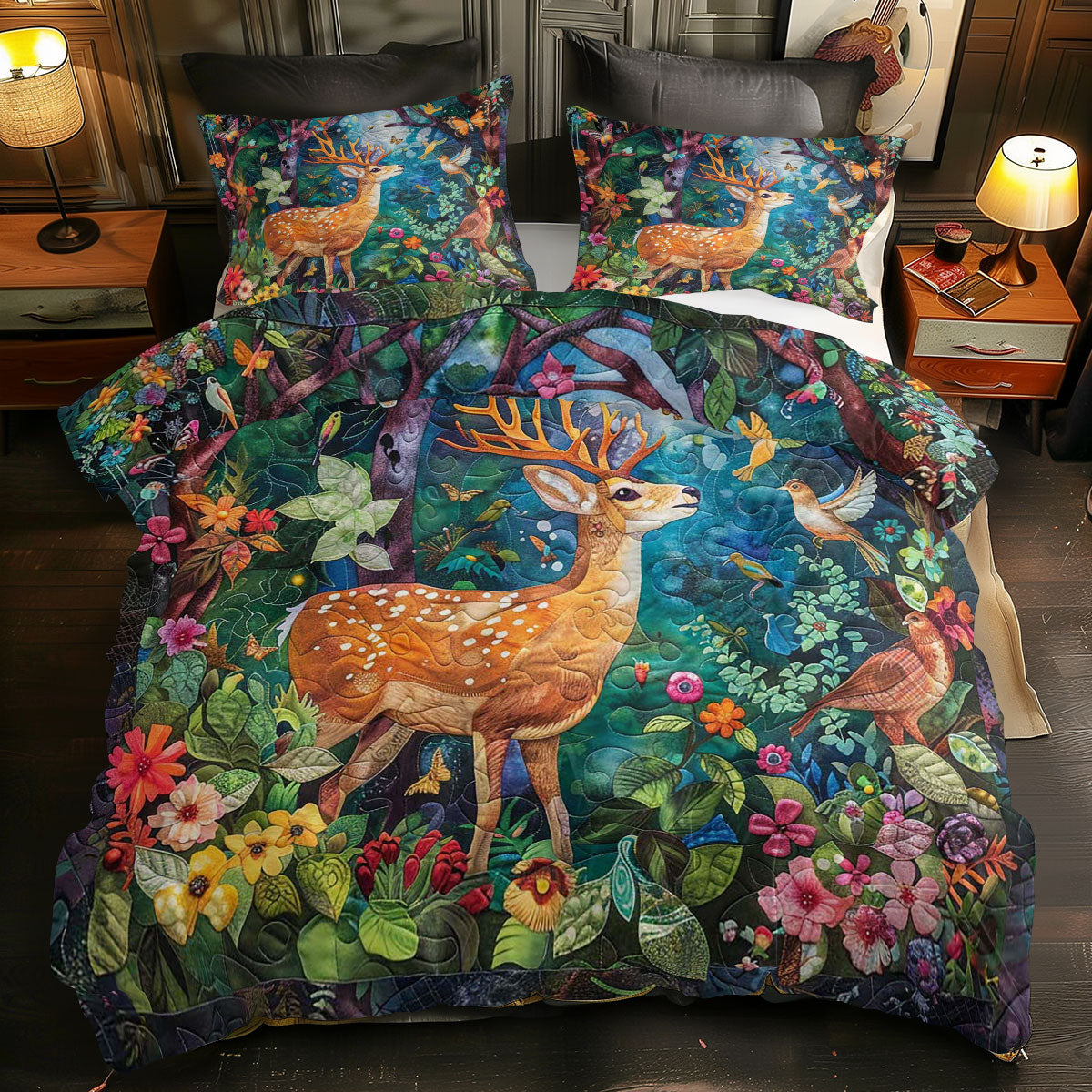 Dreamy Deer WJ1309029CL Duvet Cover Set