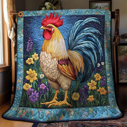 Blue Chicken WY1911062CL Quilt