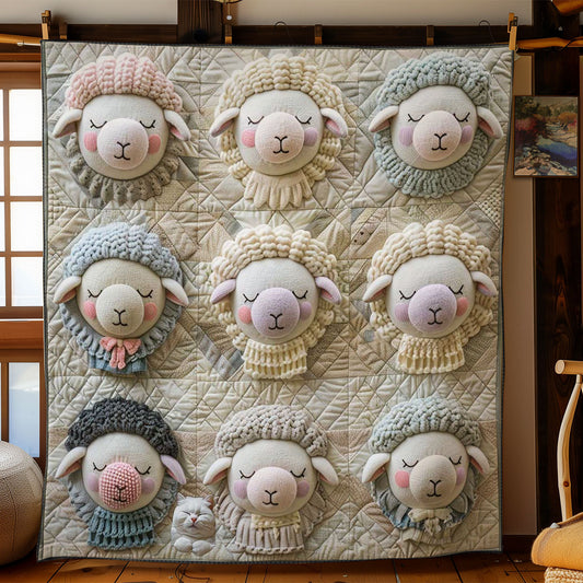 Sheep's Cozy Nap Time WN2510029CL Quilt