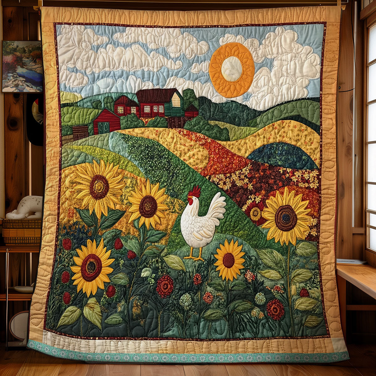 Chicken Farm WX0212009CL Quilt