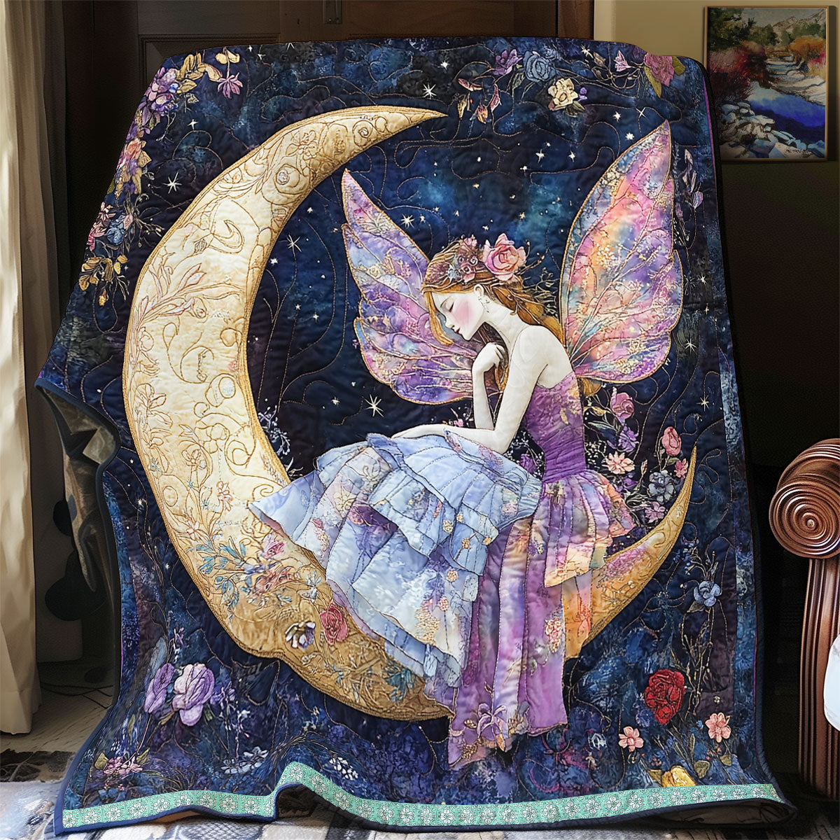 Fairy Tale Moon WX1312016CL Quilt