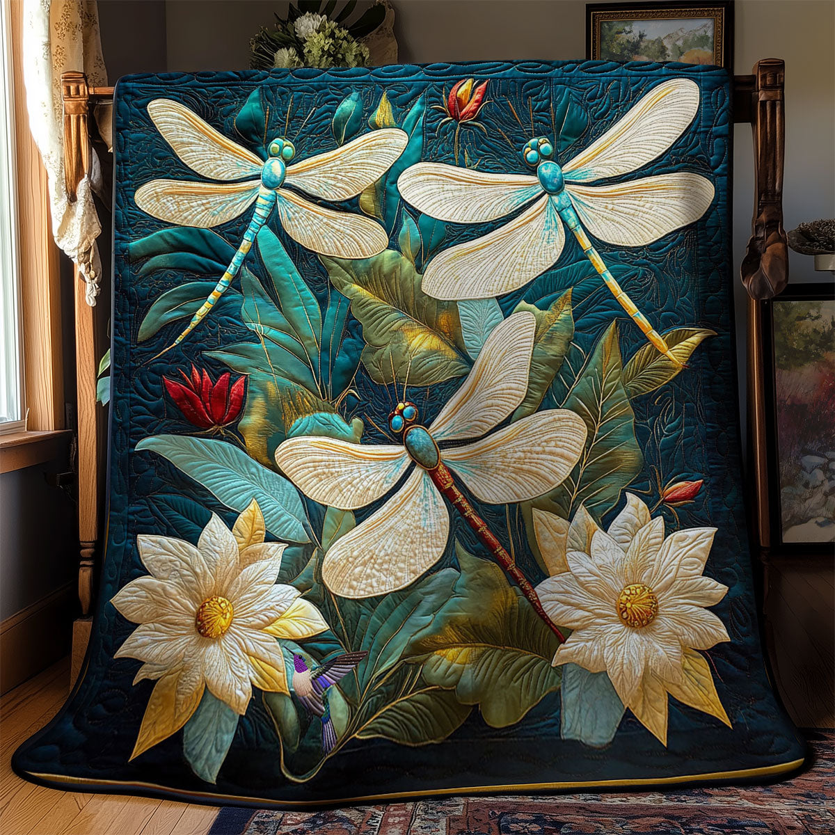 Dragonfly Garden WY0312037CL Quilt