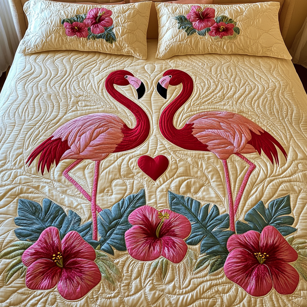 Romantic Flamingo WG1301001CL Duvet Cover Set
