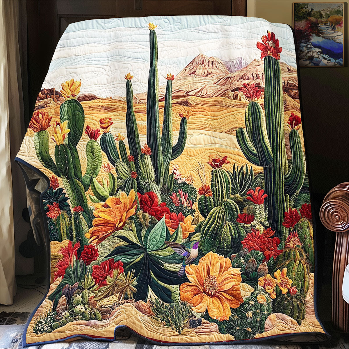 Cactus Desert WY2511032CL Quilt