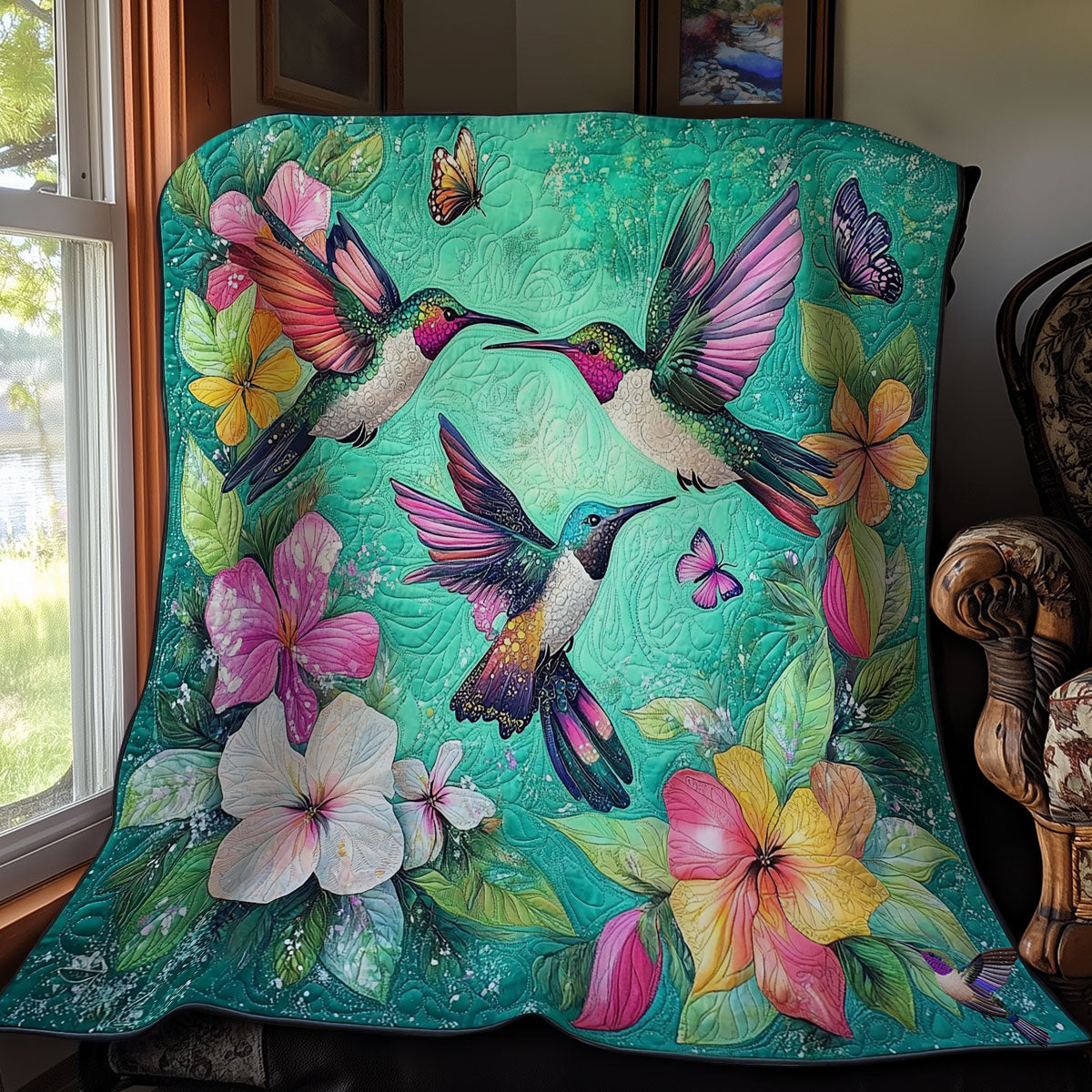Hummingbird WY1511021CL Quilt