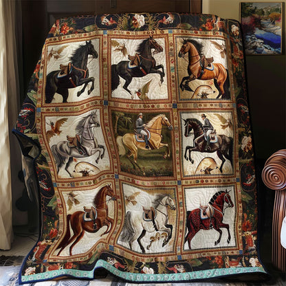 Horse And Rider Harmony WN1109049CL Quilt