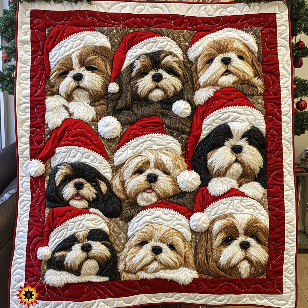 Shih Tzu Sleeping WX0711040CL Quilt