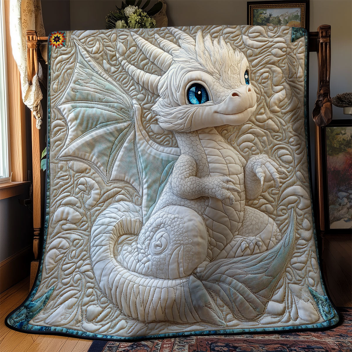 Baby White Dragon WY2011001CL Quilt