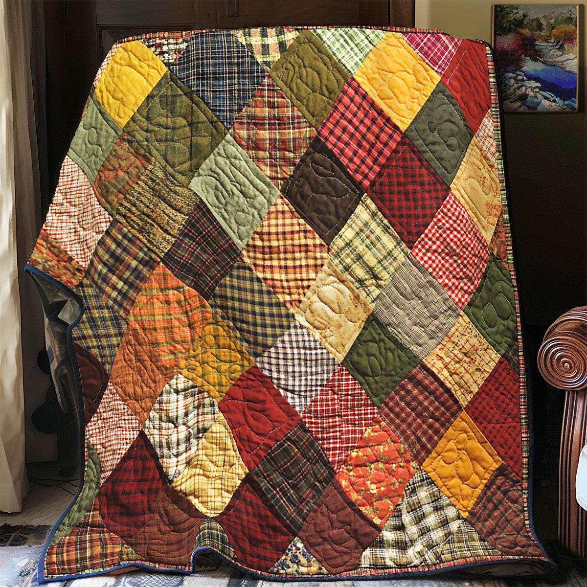 Colorful Patchwork WY1502031CL Quilt