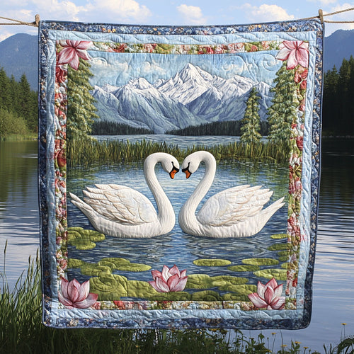 Swans White WT2201007CL Quilt