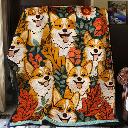 Cute Corgi WJ1309001CL Quilt