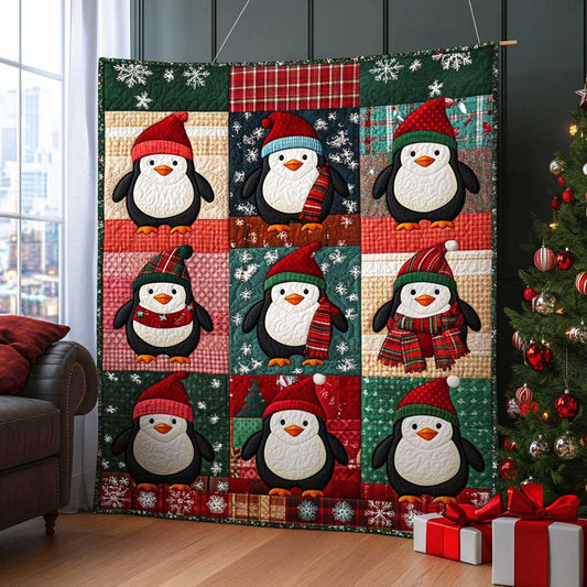 Christmas Penguin WJ3009004CL Quilt