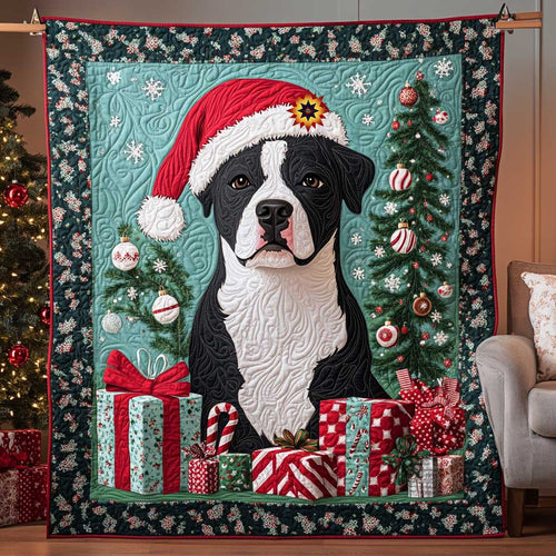 Christmas Adorable Bulldog WP1211007CL Quilt