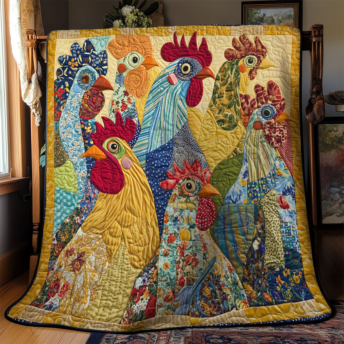 Chicken WY1502029CL Quilt