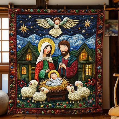 Christmas Of Holy Family WY1411022CL Quilt