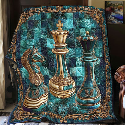 Chess Pieces WY2101046CL Quilt