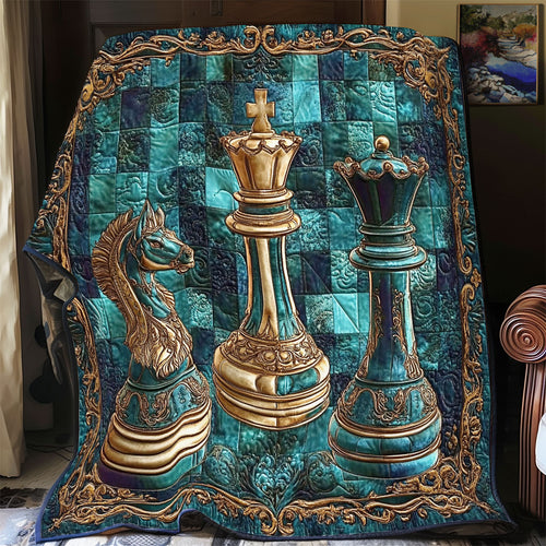 Chess Pieces WY2101046CL Quilt