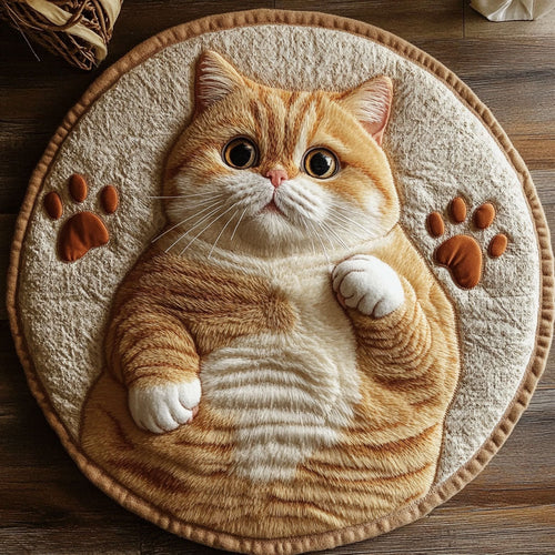 Chubby Ginger CP2104010CL Quilted Round Mat