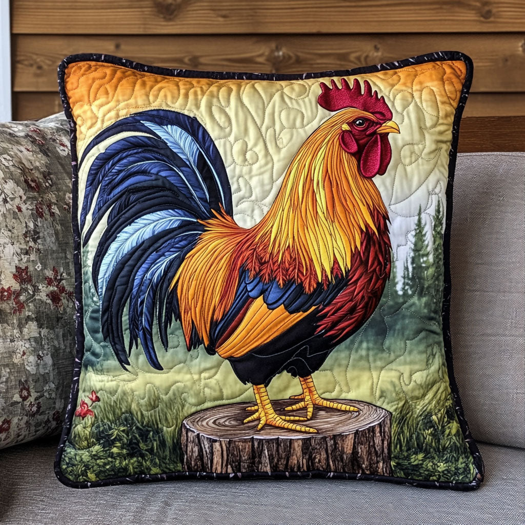 Farm Rooster WT2803029CL Quilt Pillow Case