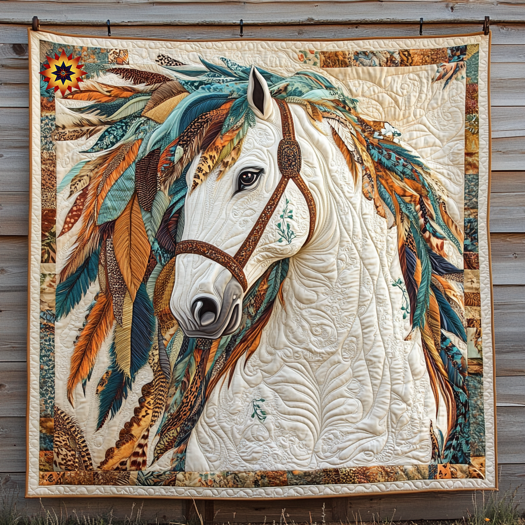 Horse Native WG1112019CL Quilt