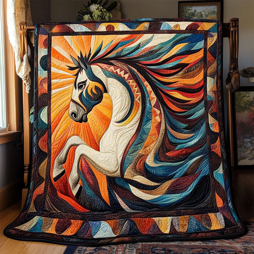 Horse Native American WJ2712022CL Quilt