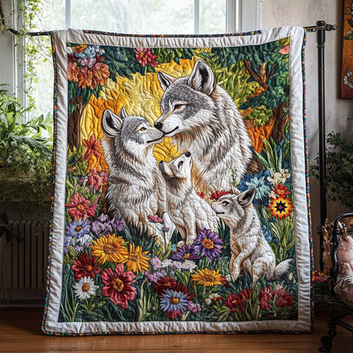 Wolf Family WP0110039CL Quilt