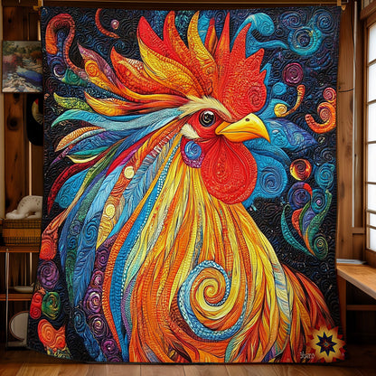 Rooster WY2111038CL Quilt