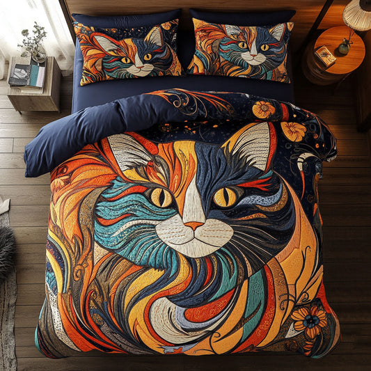 Swirling Cat CP1404044CL Duvet Cover Set