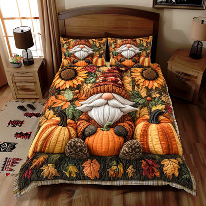 Gnome’s Pumpkin Haven WJ2412028CL Duvet Cover Set