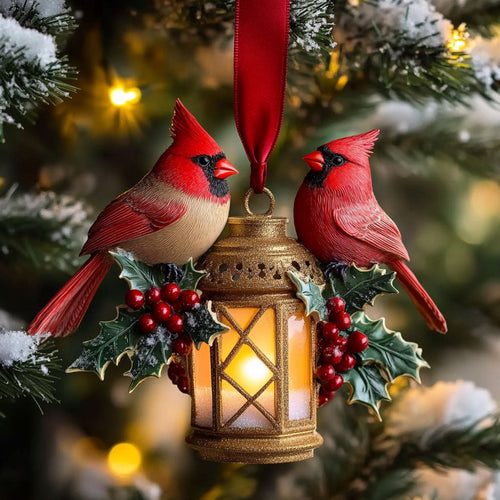 Harmony Heart Cardinal WN2110053CL Christmas Ornament