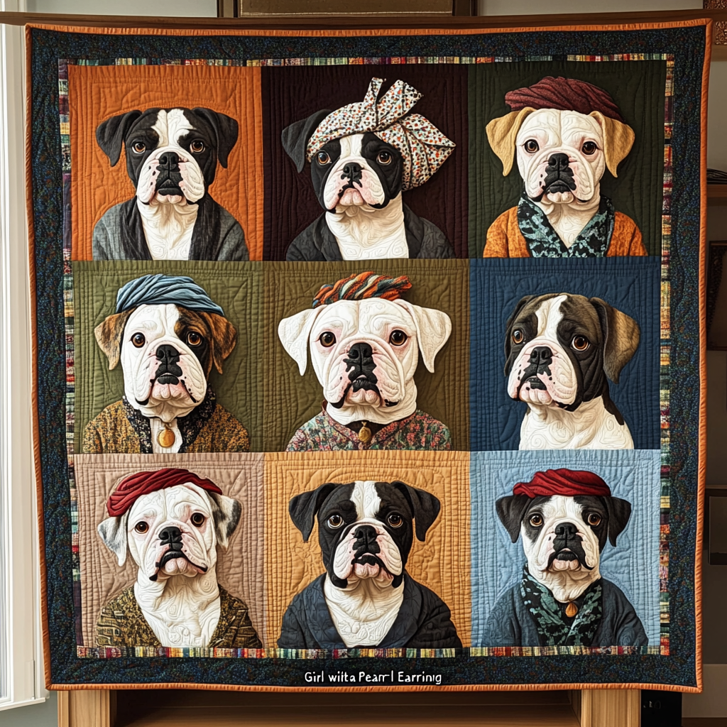 Chic Bulldog WN2509076CL Quilt