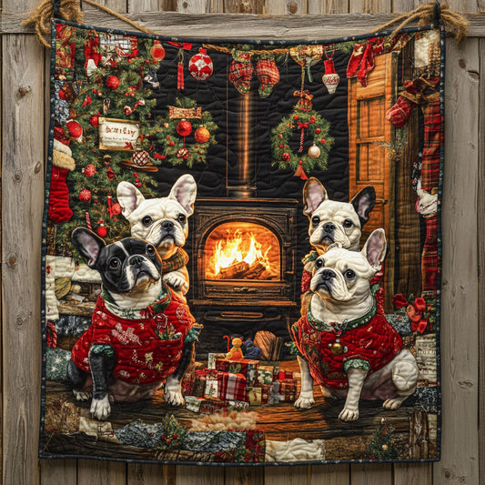 French Bulldog Christmas WT1110008CL Quilt