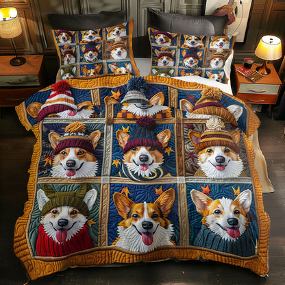 Cute Corgi WJ1209029CL Duvet Cover Set