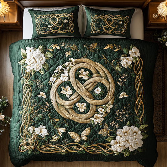 Gold Celtic In Garden WY0901095CL Duvet Cover Set