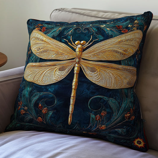 Dragonfly Royal WY0312122CL Quilt Pillow Case