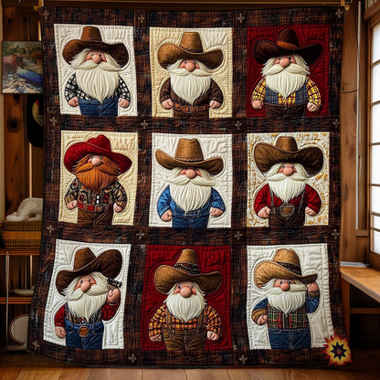 Cowboy Gnome WY0412003CL Quilt