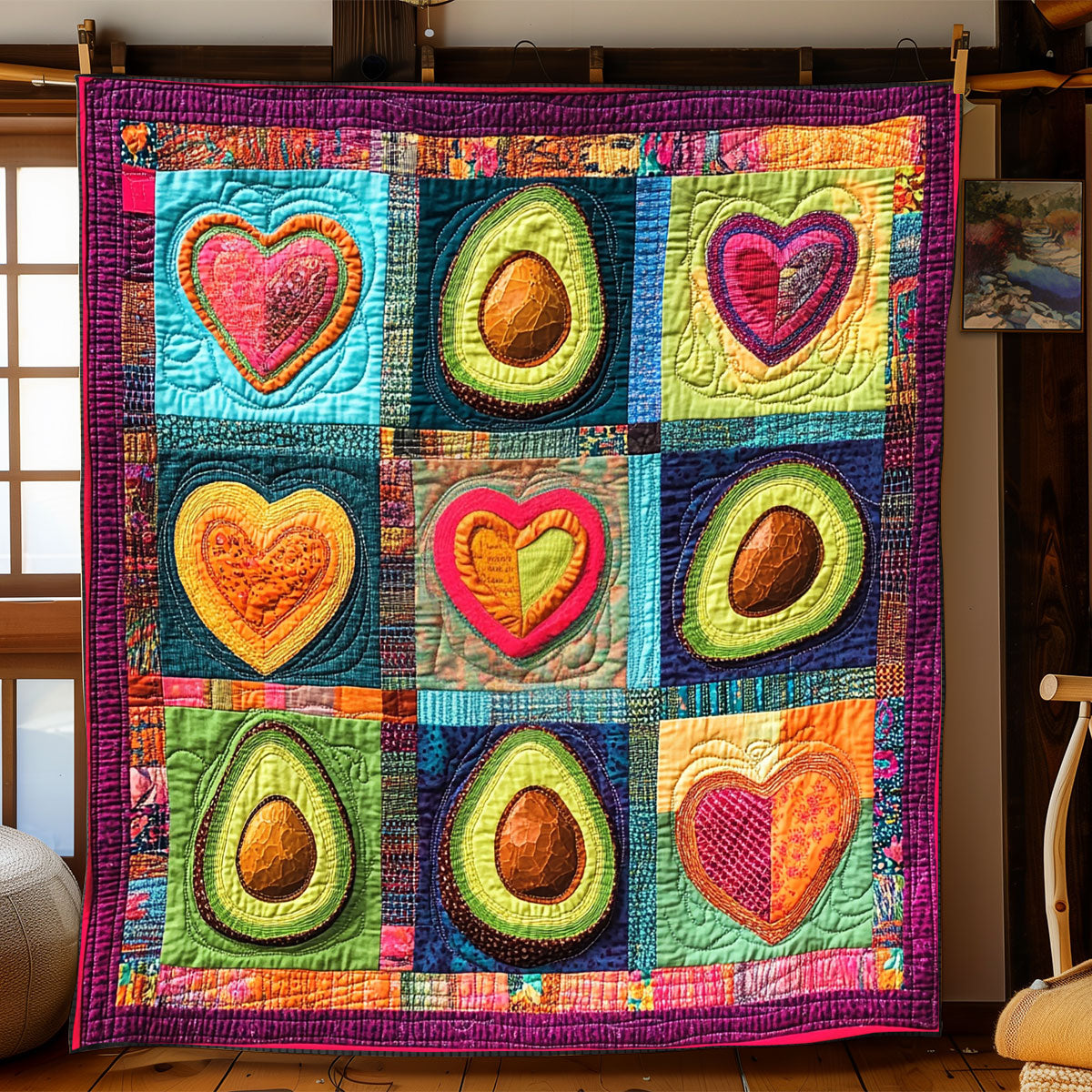 Avocados XB1604003CL Quilt