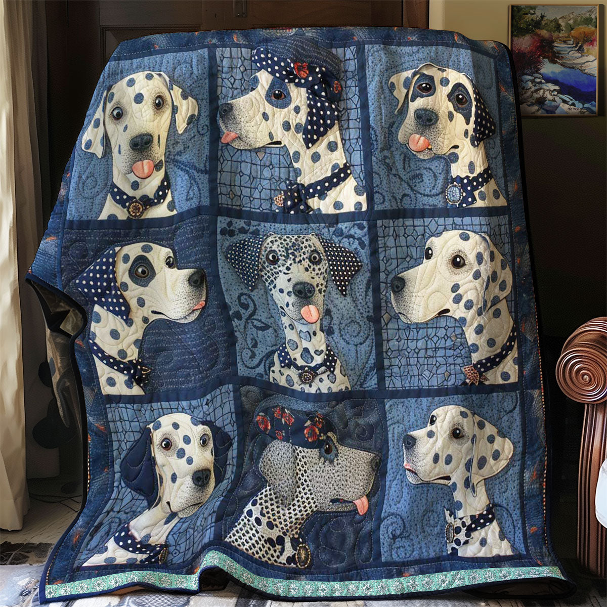 Dalmatian Joy WN1209013CL Quilt