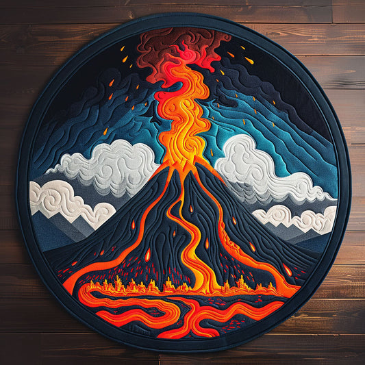 Volcanic CP1404048CL Quilted Round Mat