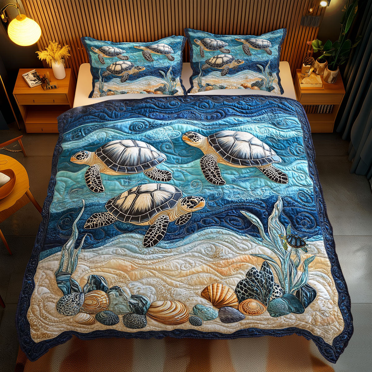 Sea Turtle WJ2612035CL Duvet Cover Set