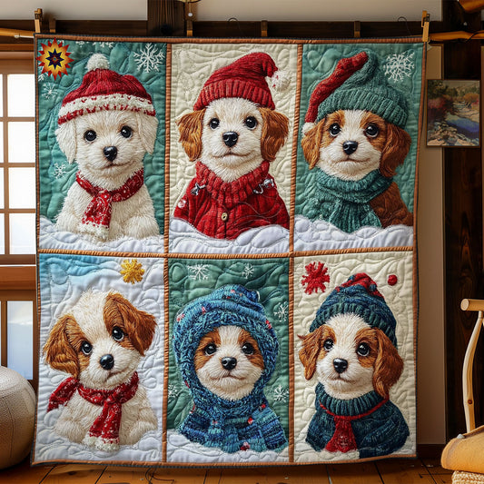 Six Puppy WY2911047CL Quilt