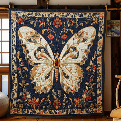 Midnight Butterfly WY0201037CL Quilt